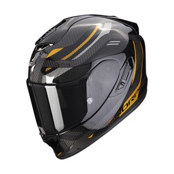 Scorpion EXO 1400 Evo Air Carbon Kydra Kapalı Motosiklet Kaskı Siyah / Altın - Thumbnail
