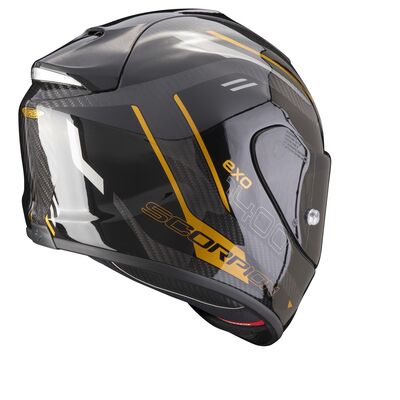 Scorpion EXO 1400 Evo Air Carbon Kydra Kapalı Motosiklet Kaskı Siyah / Altın