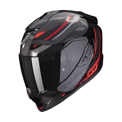 Scorpion EXO 1400 Evo Air Carbon Kydra Kapalı Motosiklet Kaskı Siyah / Kırmızı