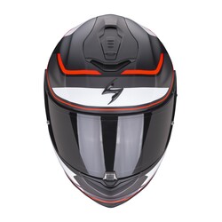 Scorpion EXO 1400 Evo Air Vittoria Kapalı Motosiklet Kaskı Mat Siyah / Beyaz - Thumbnail
