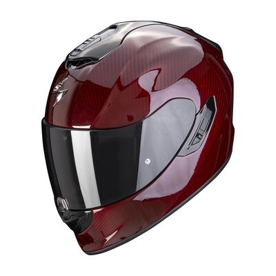 Scorpion EXO 1400 Evo Carbon Air Kapalı Motosiklet Kaskı Kırmızı