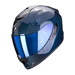 Scorpion EXO 1400 Evo Carbon Air Kapalı Motosiklet Kaskı Mavi - Thumbnail
