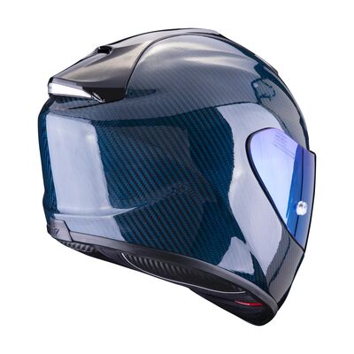 Scorpion EXO 1400 Evo Carbon Air Kapalı Motosiklet Kaskı Mavi