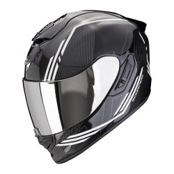 Scorpion EXO 1400 Evo II Air Carbon Reika Kapalı Motosiklet Kaskı Siyah / Beyaz 