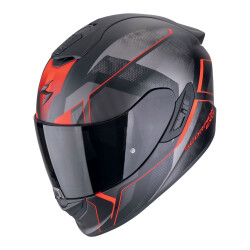Scorpion EXO 1400 Evo II Air Intensio Kapalı Motosiklet Kaskı Mat Siyah / Kırmızı 