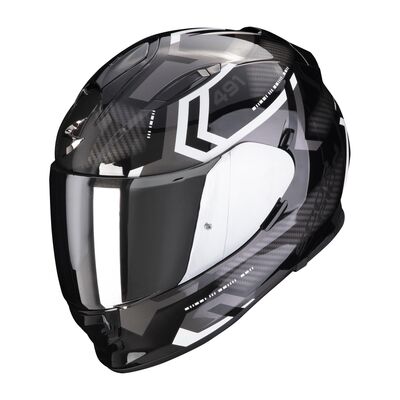 Scorpion EXO 491 Spin Kapalı Motosiklet Kaskı Siyah / Beyaz