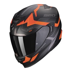 Scorpion Exo 520 Evo Air Elan Kapalı Motosiklet Kaskı Siyah / Oranj - Thumbnail