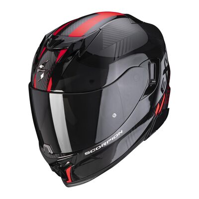 Scorpion Exo 520 Evo Air Laten Kapalı Motosiklet Kaskı Siyah / Kırmızı