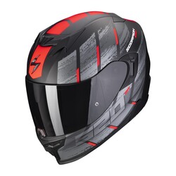 Scorpion - Scorpion Exo 520 Evo Air Maha Kapalı Motosiklet Kaskı Mat Siyah / Kırmızı (Thumbnail - )