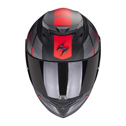 Scorpion Exo 520 Evo Air Maha Kapalı Motosiklet Kaskı Mat Siyah / Kırmızı - Thumbnail