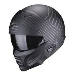 Scorpion EXO COMBAT 2 Miles Modüler Motosiklet Kaskı Koyu Gri - Thumbnail