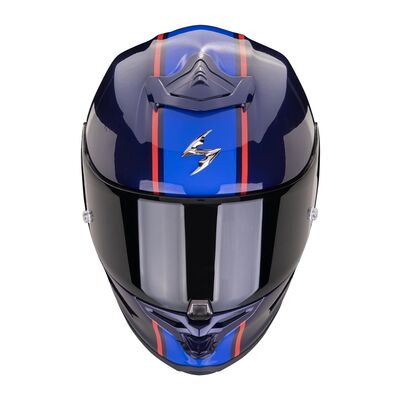 Scorpion EXO R1 Evo Air FC Barselona Lisanslı Spor Motosiklet Kaskı Mavi