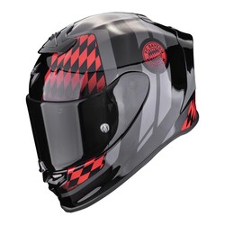 Scorpion EXO R1 Evo Air FC BAYERN Lisanslı Spor Motosiklet Kaskı Siyah / Kırmızı - Thumbnail
