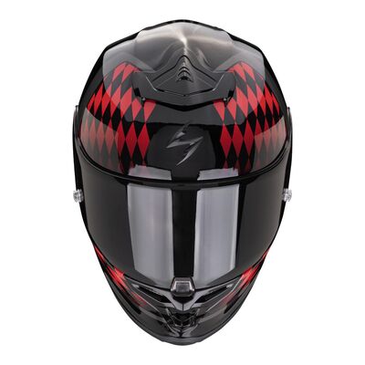 Scorpion EXO R1 Evo Air FC BAYERN Lisanslı Spor Motosiklet Kaskı Siyah / Kırmızı
