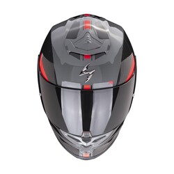 Scorpion EXO R1 Evo Air Final Spor Motosiklet Kaskı Gri / Siyah / Beyaz - Thumbnail