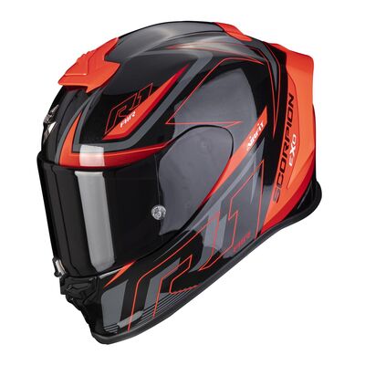 Scorpion EXO R1 Evo Air Gaz Spor Motosiklet Kaskı Siyah / Kırmızı