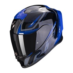 Scorpion EXO R1 Evo Air Gaz Spor Motosiklet Kaskı Siyah / Mavi - Thumbnail