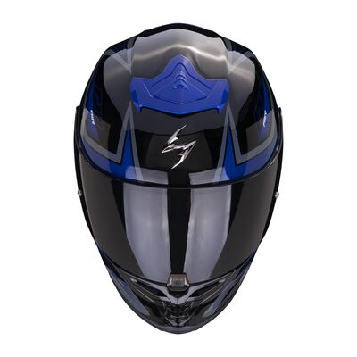 Scorpion EXO R1 Evo Air Gaz Spor Motosiklet Kaskı Siyah / Mavi