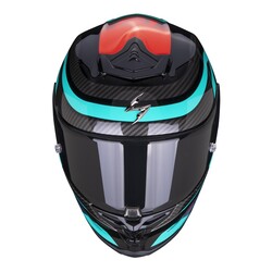 Scorpion - Scorpion EXO R1 Evo Air Vatis Spor Motosiklet Kaskı Siyah / Mavi / Kırmızı (Thumbnail - )