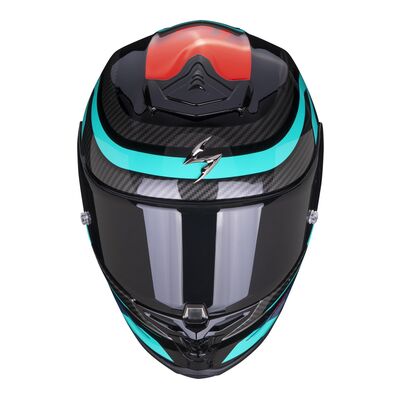 Scorpion EXO R1 Evo Air Vatis Spor Motosiklet Kaskı Siyah / Mavi / Kırmızı