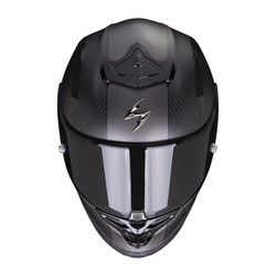Scorpion - Scorpion EXO R1 Evo Carbon Air MG Spor Motosiklet Kaskı Mat Siyah / Gümüş (Thumbnail - )