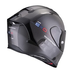 Scorpion EXO R1 Evo Carbon Air MG Spor Motosiklet Kaskı Mat Siyah / Gümüş - Thumbnail
