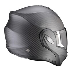 Scorpion Exo-Tech Evo Carbon Çene Açılabilir Motosiklet Kaskı Mat Siyah - Thumbnail