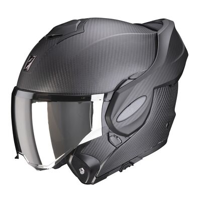 Scorpion Exo-Tech Evo Carbon Çene Açılabilir Motosiklet Kaskı Mat Siyah