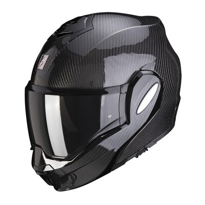 Scorpion Exo-Tech Evo Carbon Çene Açılabilir Motosiklet Kaskı Siyah
