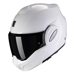 Scorpion Exo-Tech Evo Çene Açılabilir Motosiklet Kaskı Beyaz - Thumbnail