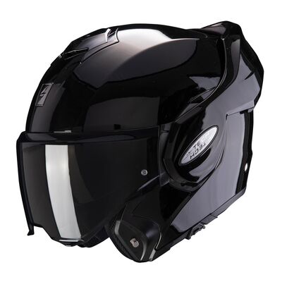 Scorpion Exo-Tech Evo Çene Açılabilir Motosiklet Kaskı Siyah