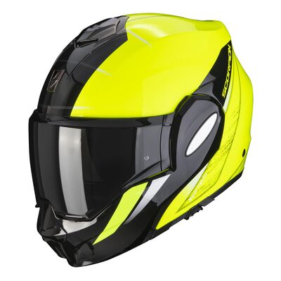 Scorpion Exo-Tech Evo Primus Çene Açılabilir Motosiklet Kaskı Sarı / Siyah