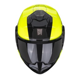 Scorpion - Scorpion Exo-Tech Evo Primus Çene Açılabilir Motosiklet Kaskı Sarı / Siyah (Thumbnail - )