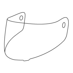 Scorpion KDS-F-03 Apex EXO-GT SP AIR İçin Maxvision Şeffaf Vizör - Scorpion