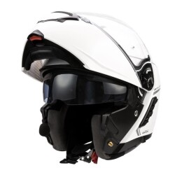 Sena Impulse Akıllı Çene Açılabilir Motosiklet Kaskı 2206 Beyaz - Sena (1)