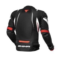 Shima - Shima Mesh Pro Korumalı Motosiklet Montu Siyah / Kırmızı (Thumbnail - )
