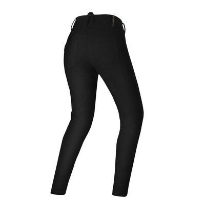 Shima NOX 2 Kadın Korumalı Skiny Fit Motosiklet Pantolonu Siyah
