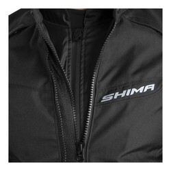Shima Rush 2.0 Korumalı Motosiklet Montu Siyah - Thumbnail