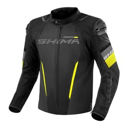 Shima - Shima Solid 2.0 Korumalı Motosiklet Montu Siyah / Sarı (Thumbnail - )